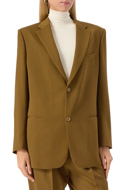 Жакет из шерсти и вискозы PETAR PETROV, арт. F25TJ9/WV/VI, фото 3