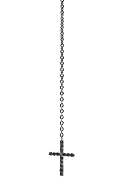 Колье personal jesus CAVIAR JEWELLERY серебряного цвета по цене 32000 руб., арт. PJ003, фото 3 Колье personal jesus CAVIAR JEWELLERY, арт. PJ003, фото 3
