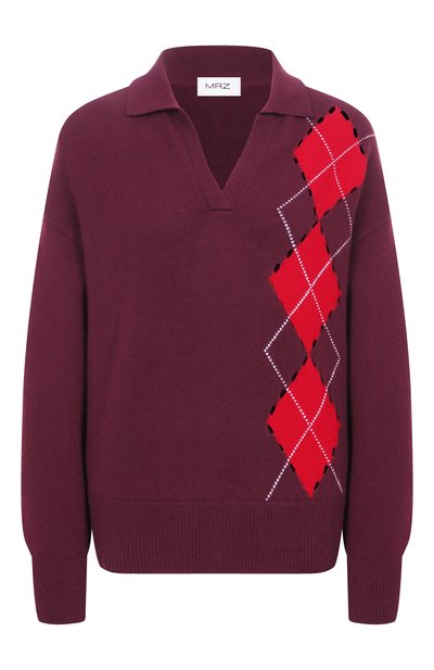 Женский поло из шерсти и кашемира MRZ, арт. FW25-0268