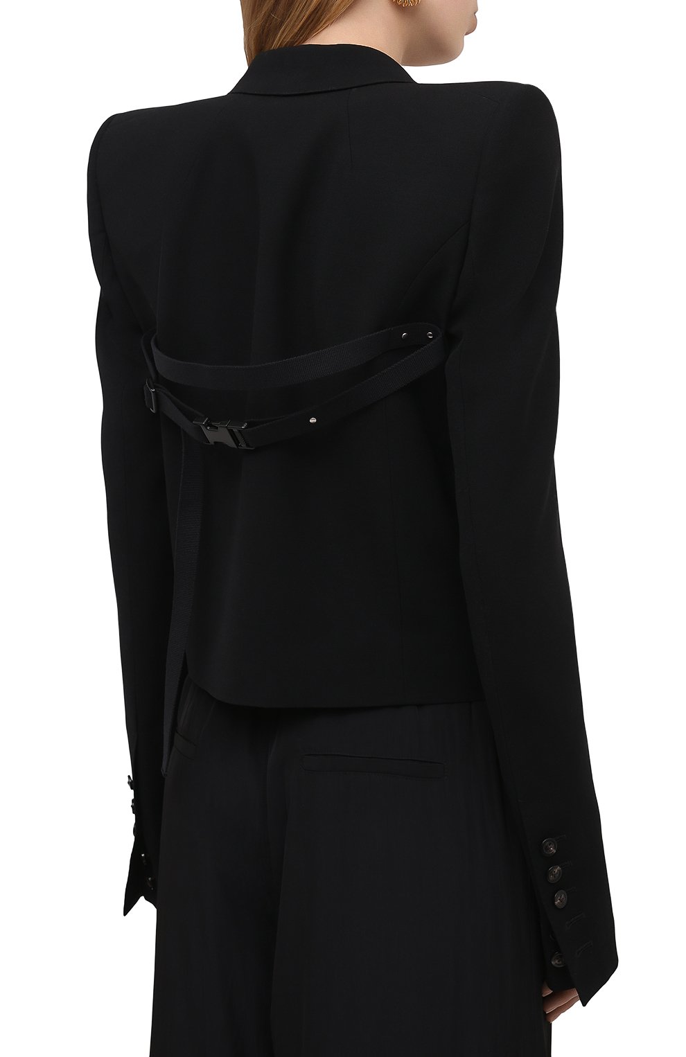 Жакет из шерсти и вискозы RICK OWENS, арт. RP21S3755/WE, фото 4