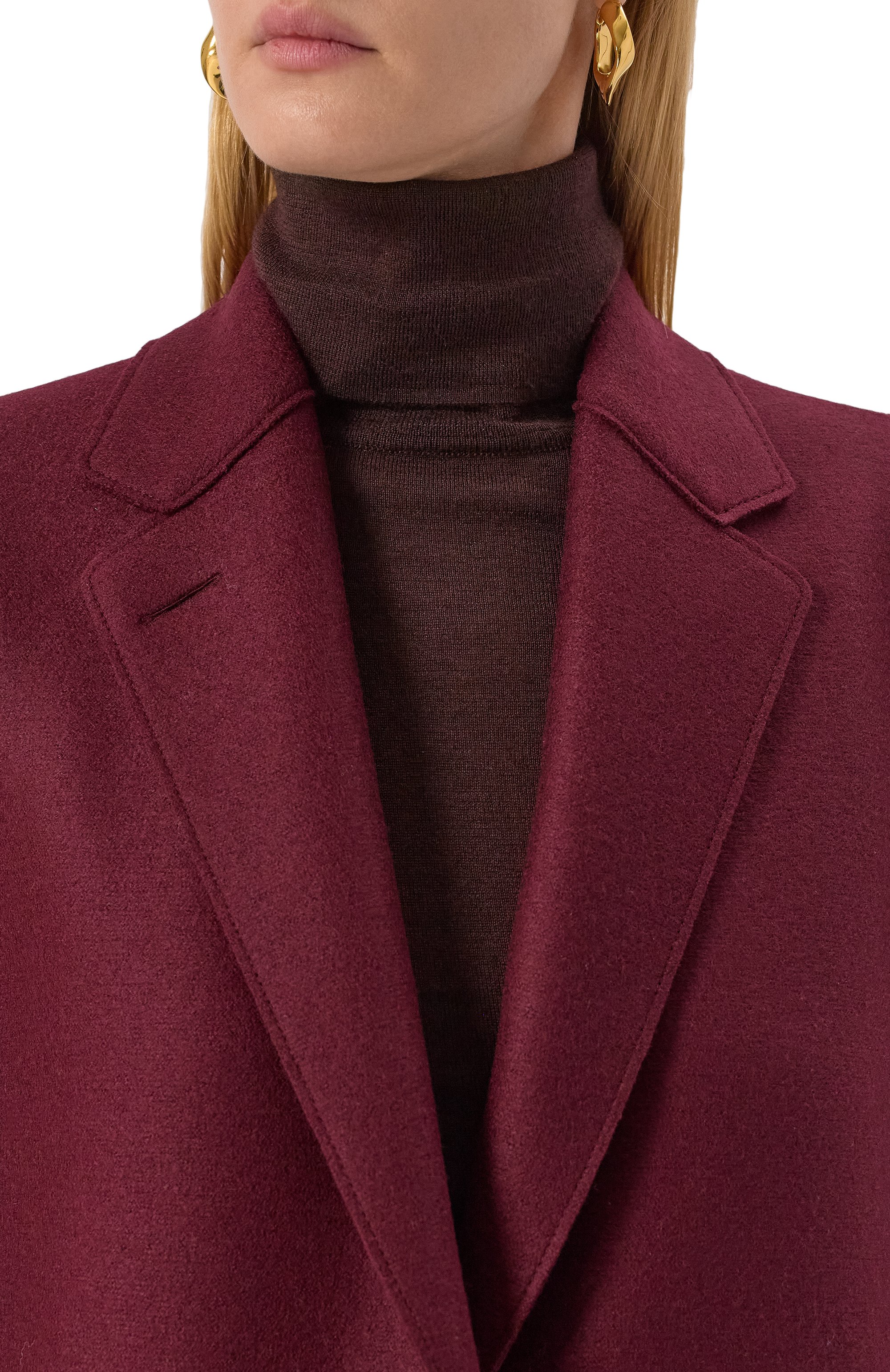 Шерстяное пальто HARRIS WHARF LONDON, арт. AE1289MLK, фото 5