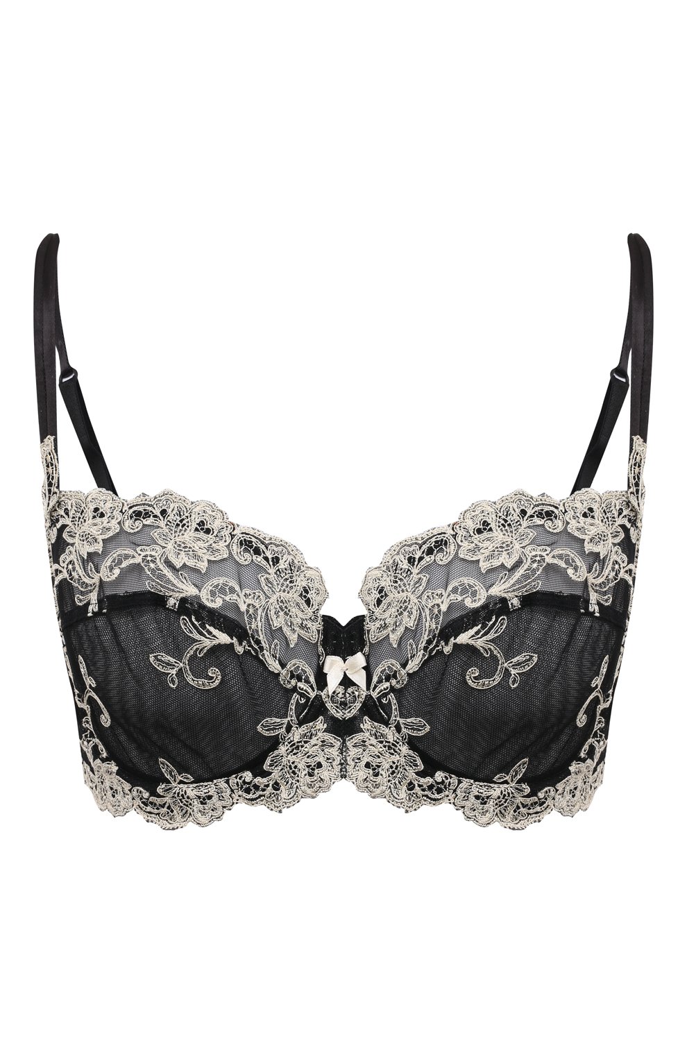Бюстгальтер с мягкой чашкой AMBRA черно-белого цвета по цене 18950 руб., арт. 0332F, фото 1 Бюстгальтер с мягкой чашкой AMBRA, арт. 0332F, фото 1