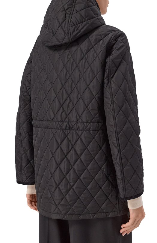 Утепленная парка Burberry 8110531 Чёрный  8110531 Фото 4