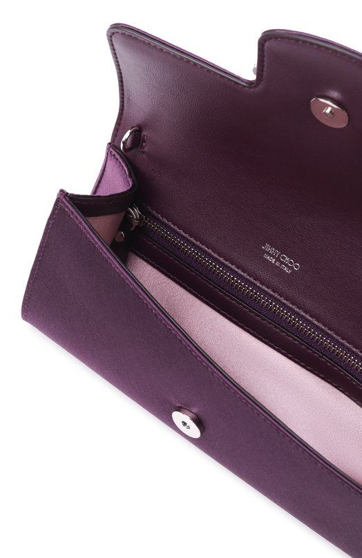 Клатч Bing Jimmy Choo BINGWALLETCHAINTCP Фиолетовый  BINGWALLETCHAINTCP Фото 5