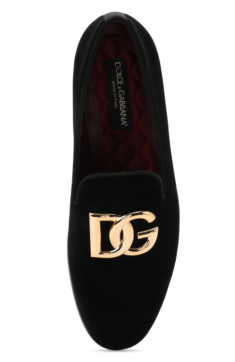 Текстильные лоферы leonardo DOLCE & GABBANA черного цвета по цене 87650 руб., арт. A50467/A6808, фото 6 Текстильные лоферы leonardo DOLCE & GABBANA, арт. A50467/A6808, фото 6