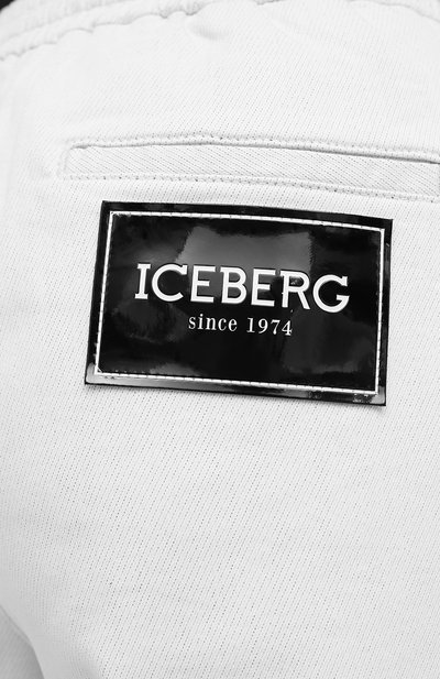 Хлопковые брюки ICEBERG белого цвета по цене 24650 руб., арт. 20I I2P0/B031/6200, фото 5 Хлопковые брюки ICEBERG, арт. 20I I2P0/B031/6200, фото 5