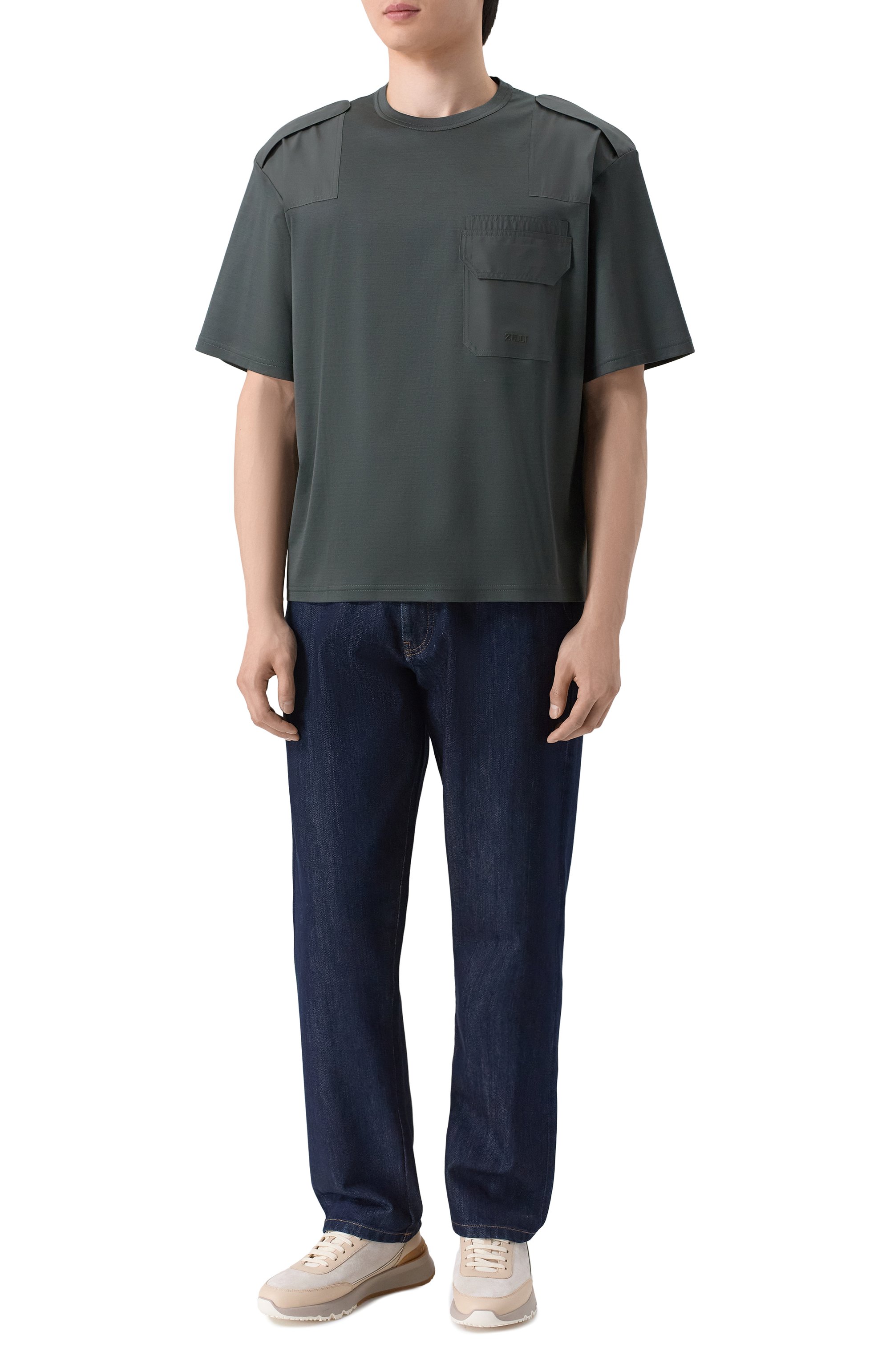 Хлопковая футболка ZILLI, арт. TSR020M0107V00000, фото 2