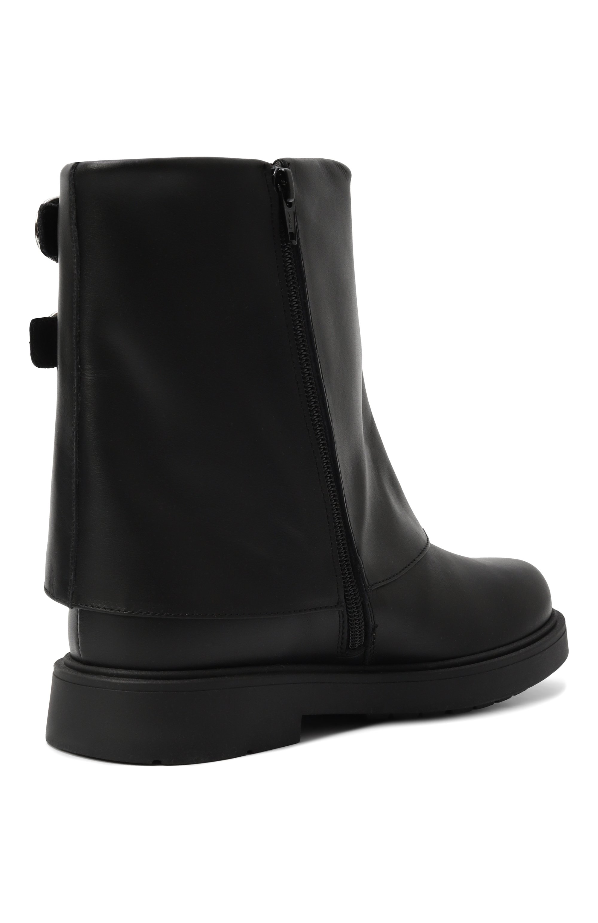 Кожаные полусапоги MONTELPARE TRADITION черного цвета по цене 38700 руб., арт. 81761/36-40, фото 3 Кожаные полусапоги MONTELPARE TRADITION, арт. 81761/36-40, фото 3