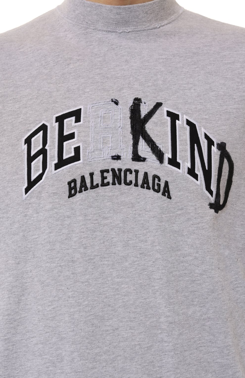 Хлопковая футболка BALENCIAGA, арт. 739028/TPVD5, фото 5