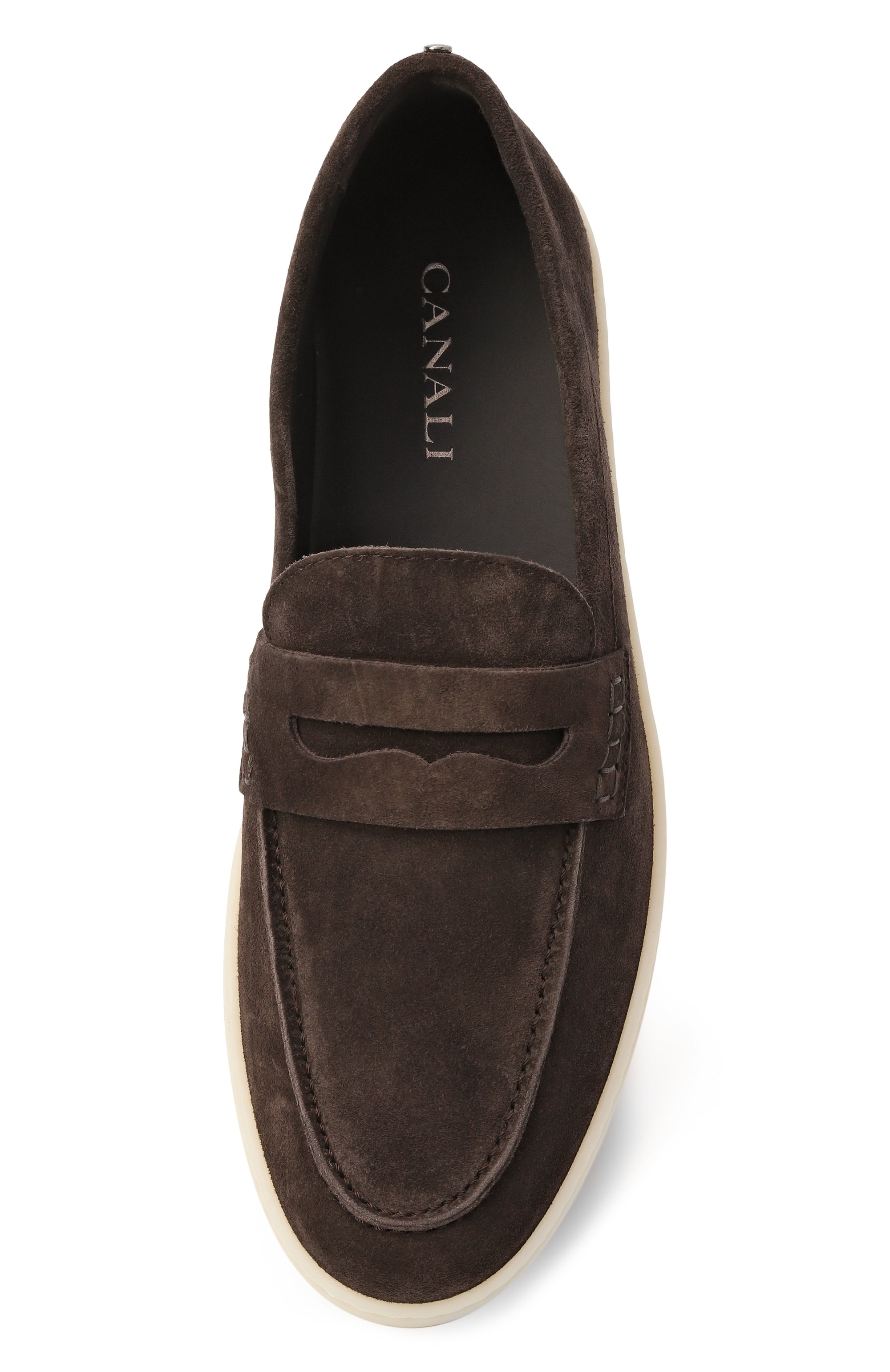 Замшевые пенни-лоферы CANALI, арт. 461212/RB01107, фото 6