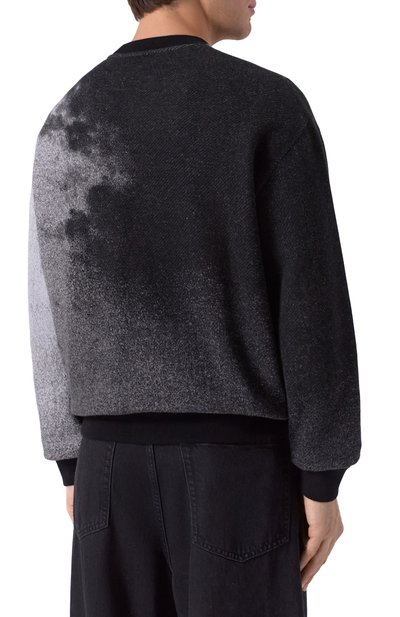 Хлопковый джемпер PALM ANGELS, арт. PMHE086F25KNI001, фото 4