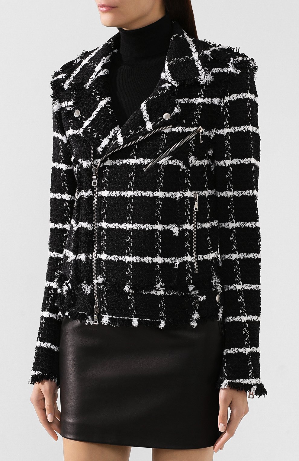 Куртка из смеси шелка  и хлопка BALMAIN, арт. SH08242/S006, фото 3