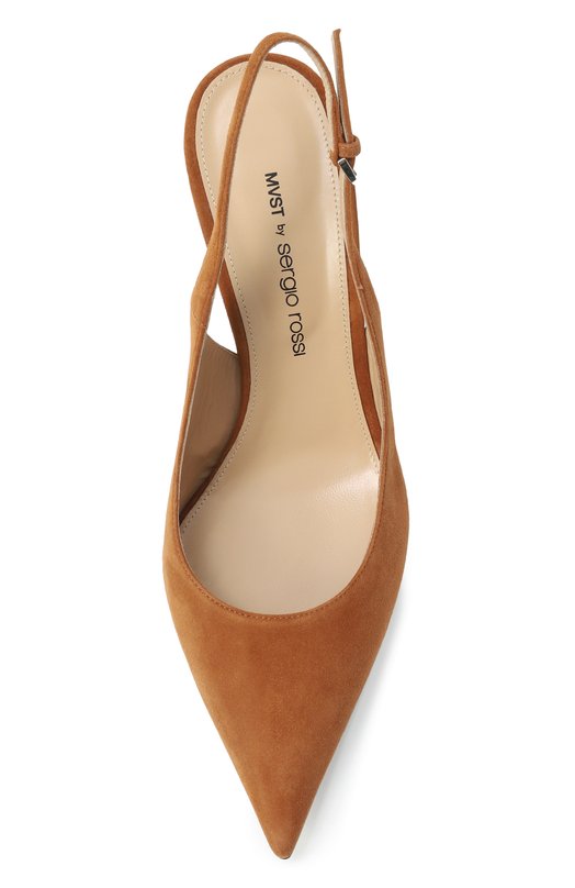 Замшевые туфли MVST by Sergio Rossi MVST B14260-SUEDE Коричневый  B14260-SUEDE Фото 6
