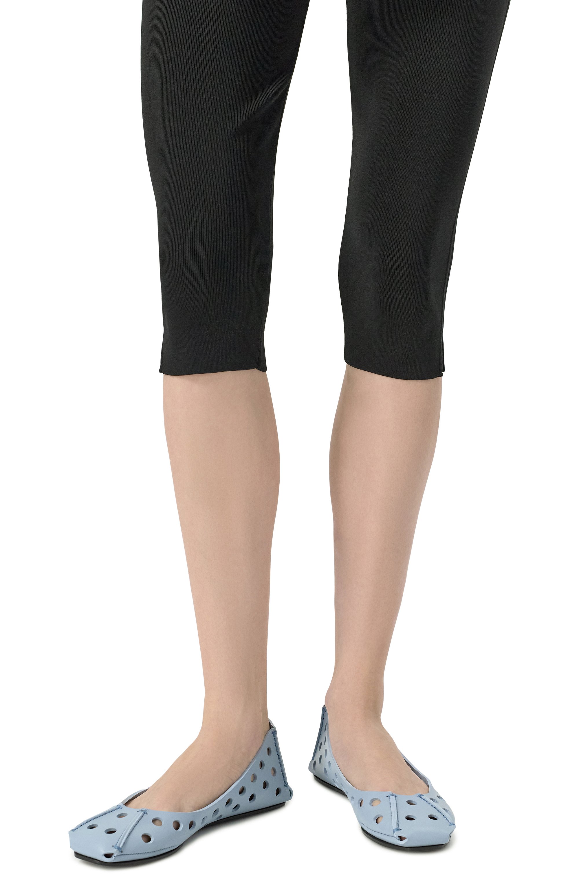 Кожаные балетки perfo ALAIA, арт. AA3A033CK247, фото 3