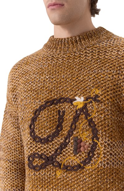 Шерстяной свитер DROLE DE MONSIEUR, арт. E-P0154-W0018-BN, фото 5