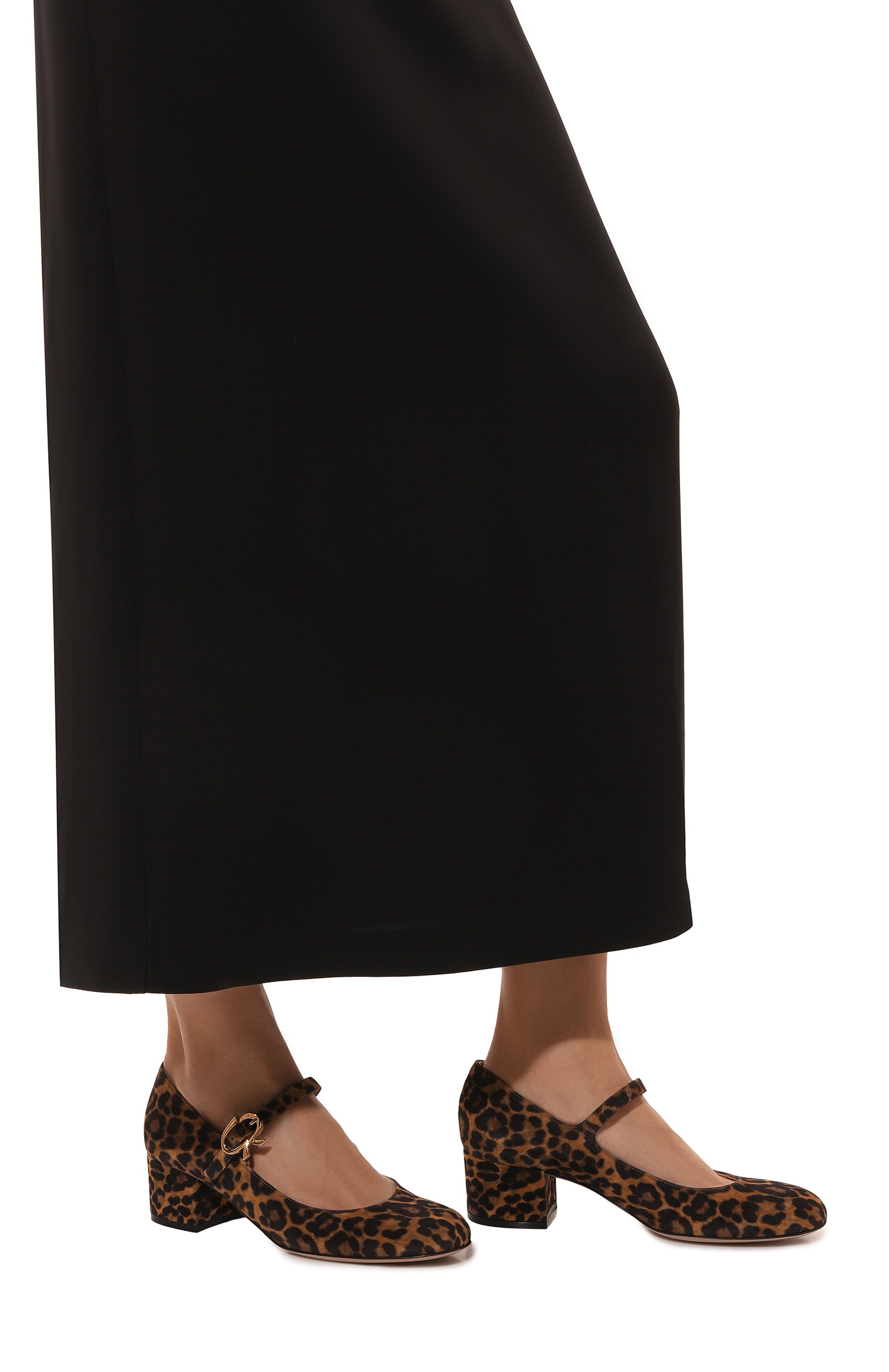 Замшевые туфли ribbon GIANVITO ROSSI, арт. G22101.45RIC.CMDALLP, фото 3