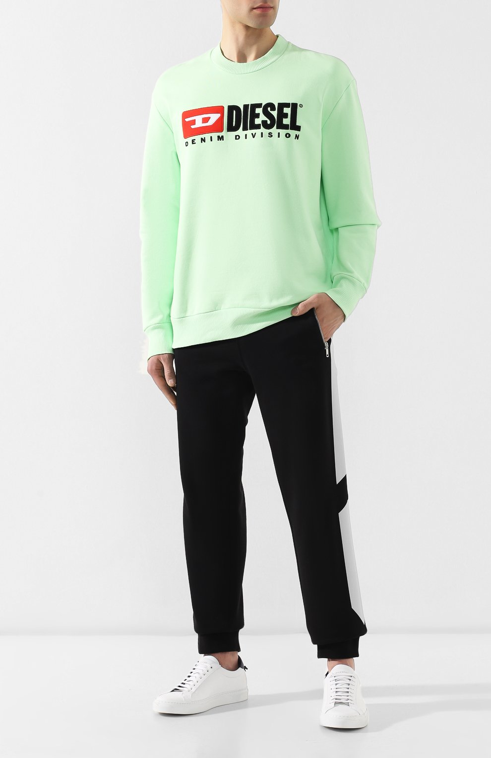 Хлопковый свитшот с принтом DIESEL, арт. 00SHEP/0CATK, фото 2