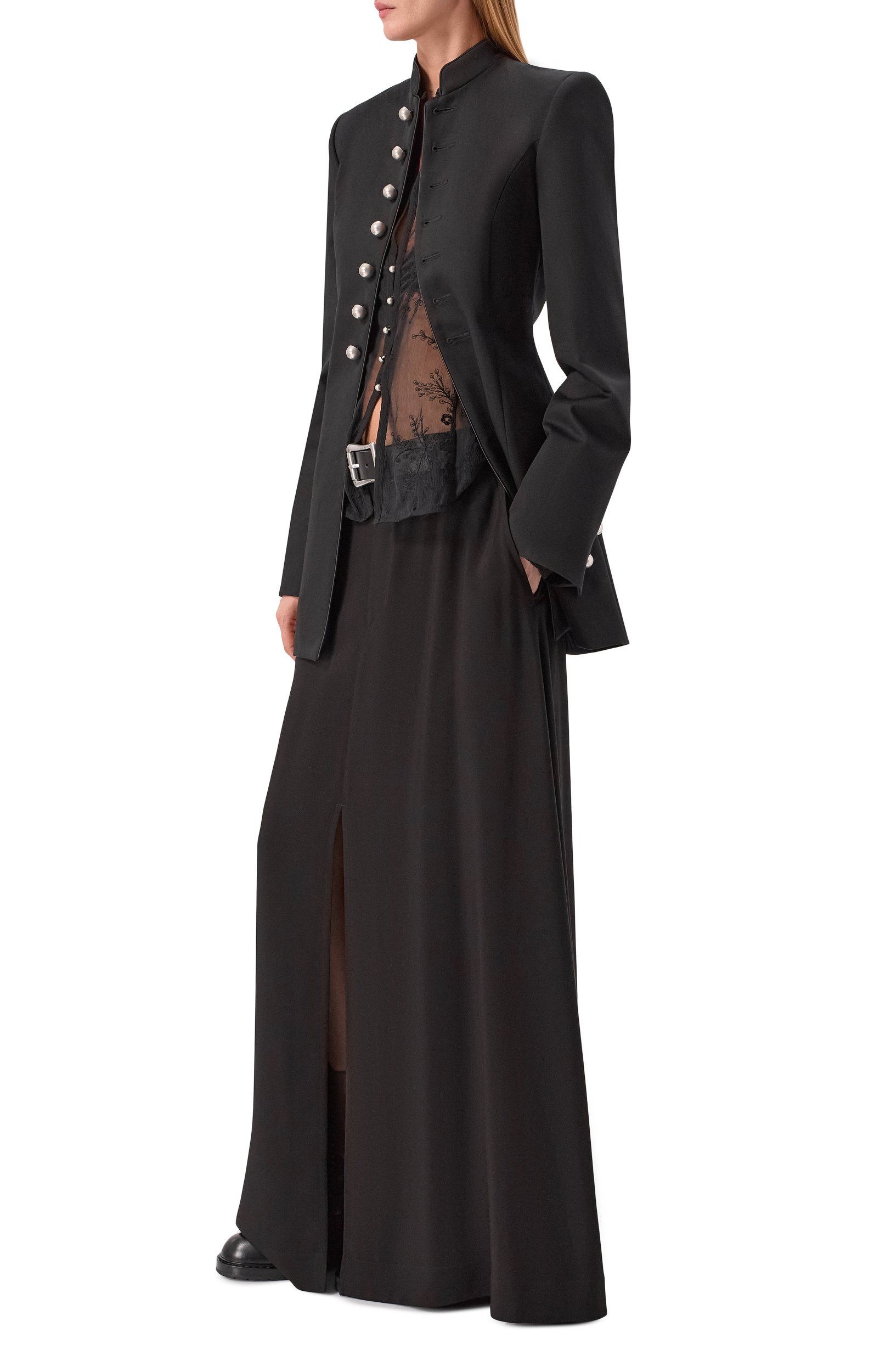 Юбка из вискозы ANN DEMEULEMEESTER, арт. B0014268/FA558, фото 2