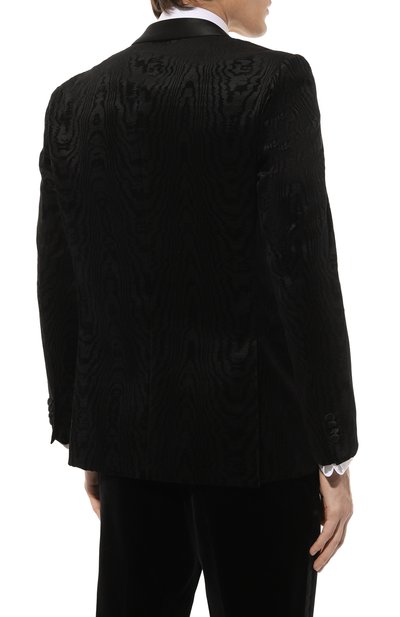 Хлопковый смокинг BOSS черного цвета по цене 86800 руб., арт. 50527994, фото 4 Хлопковый смокинг BOSS, арт. 50527994, фото 4