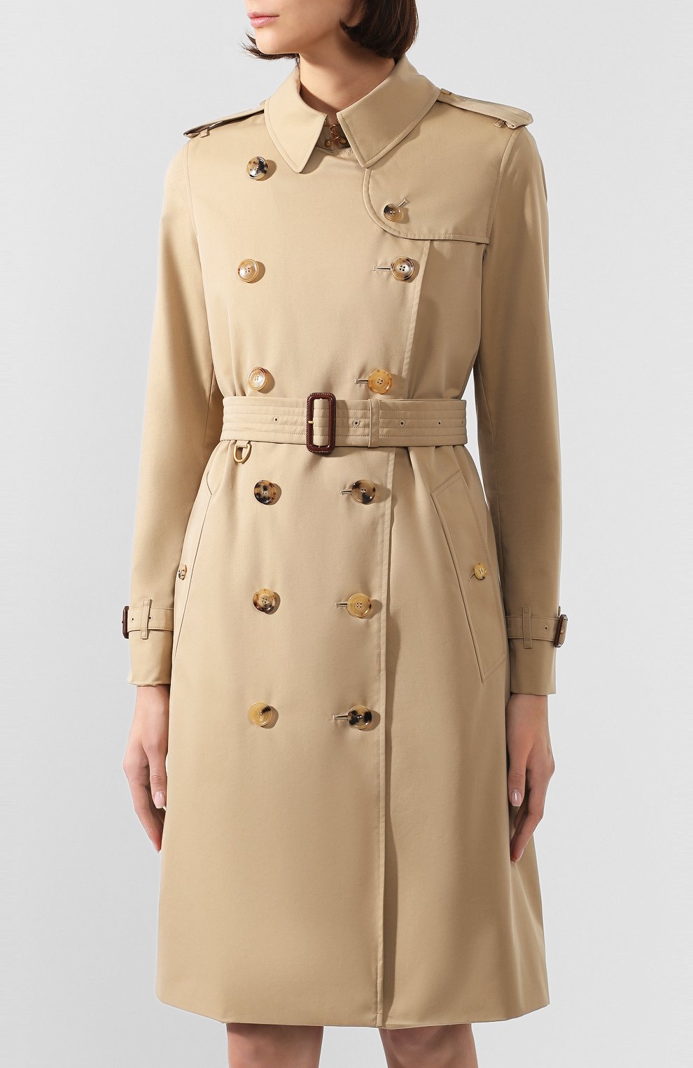 Хлопковый тренч kensington BURBERRY, арт. 4073370, фото 3