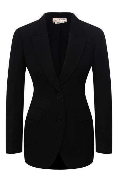 Женский шерстяной жакет ALEXANDER MCQUEEN, арт. 666856/QJACH