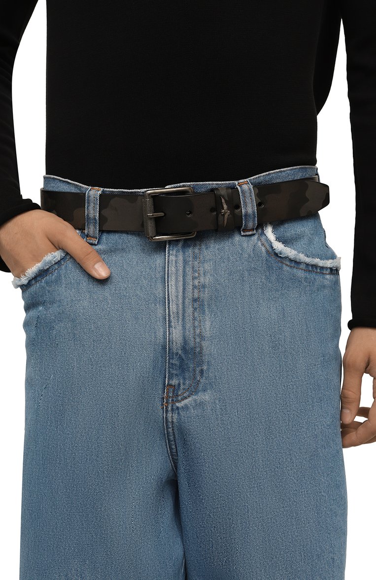 Кожаный ремень AERONAUTICA MILITARE, арт. CP254PL235, фото 2