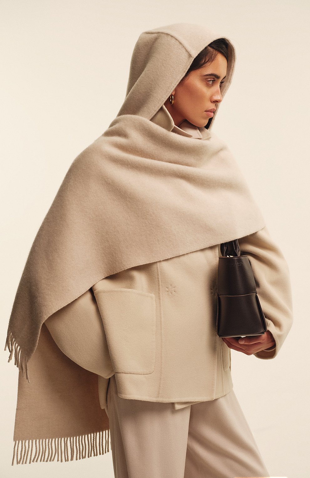 Накидка из шерсти и кашемира BRUNELLO CUCINELLI, арт. MSCDAGW83, фото 6