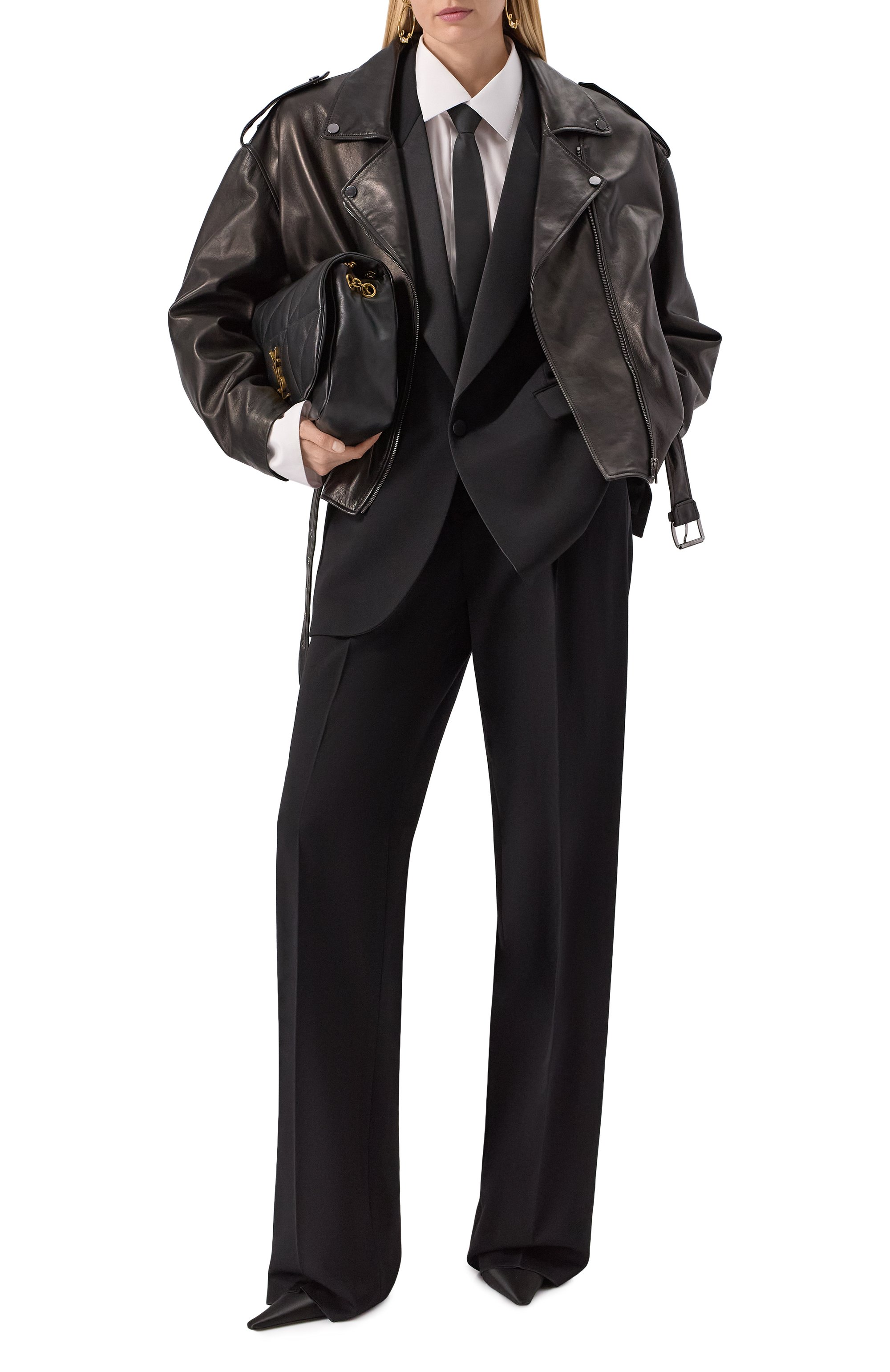 Шерстяной жакет SAINT LAURENT, арт. 818718/Y7E63, фото 2