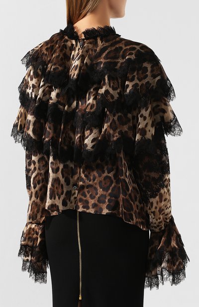 Блузка с принтом DOLCE & GABBANA, арт. F5L09T/HS15L, фото 4