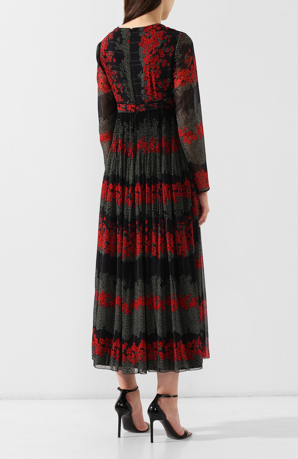 Платье с принтом REDVALENTINO, арт. SR3VAF70/4A0, фото 4