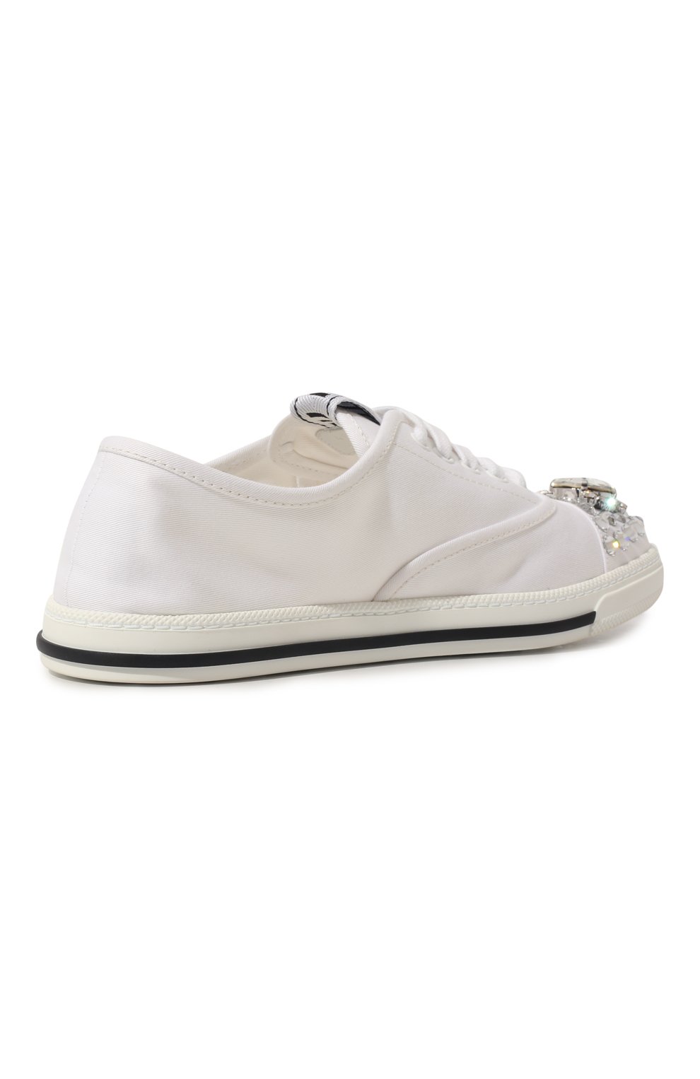 Текстильные кеды MIU MIU, арт. 5E450D-3F3V-F0009-005, фото 5