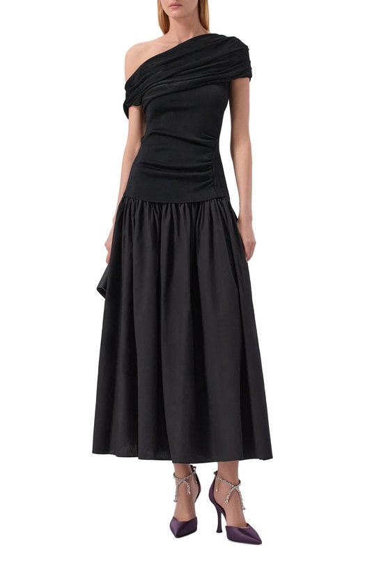 Атласные туфли Stevie 100 Jimmy Choo STEVIE100SAT Фиолетовый  STEVIE100SAT Фото 3