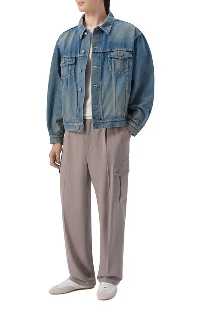 Шерстяные брюки-карго DOLCE & GABBANA, арт. GP100T/HU2BP, фото 2