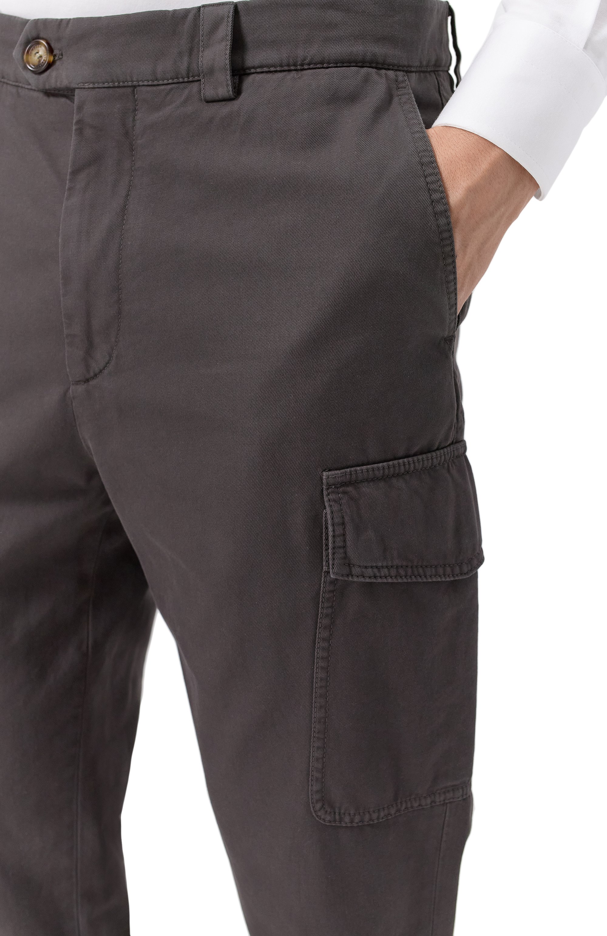 Хлопковые брюки-карго BRUNELLO CUCINELLI, арт. M252DE1890, фото 5