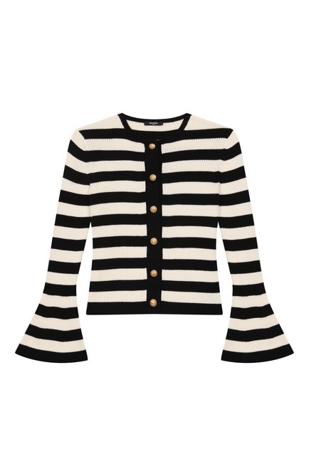 Кардиган из шерсти и хлопка BALMAIN, арт. BX9A30