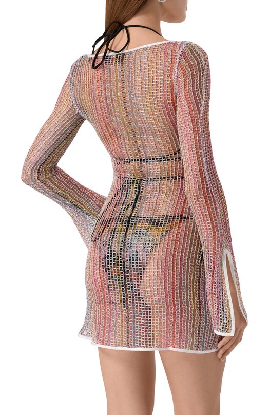 Платье с отделкой пайетками Missoni MS25SQ2B/BV00HD Разноцветный  MS25SQ2B/BV00HD Фото 4