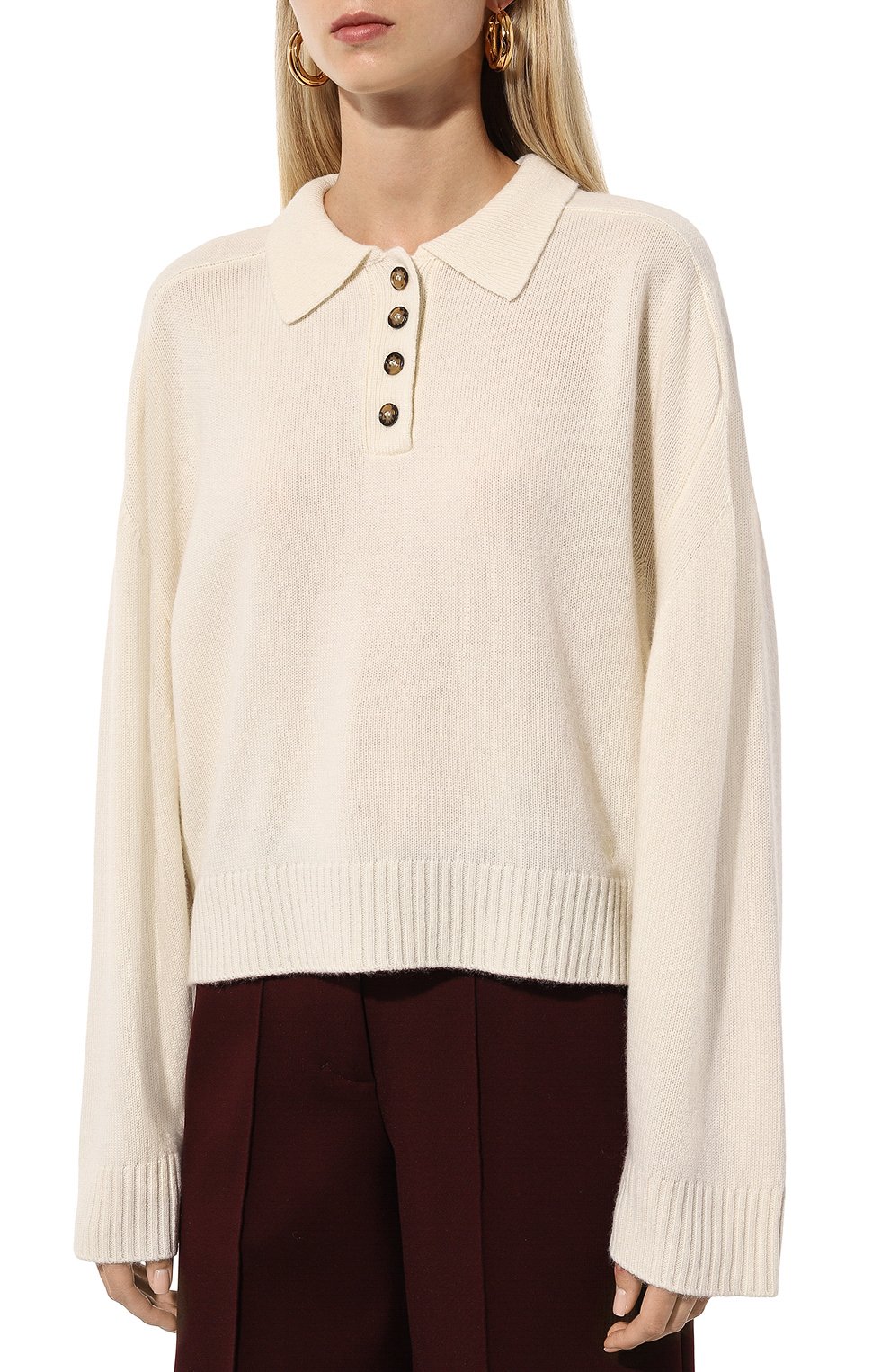 Кашемировое поло LOULOU DE SAISON, арт. H0MERE, фото 3