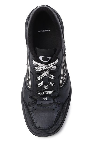 Кожаные кеды hamptons BALENCIAGA, арт. 841765/WCURB, фото 5