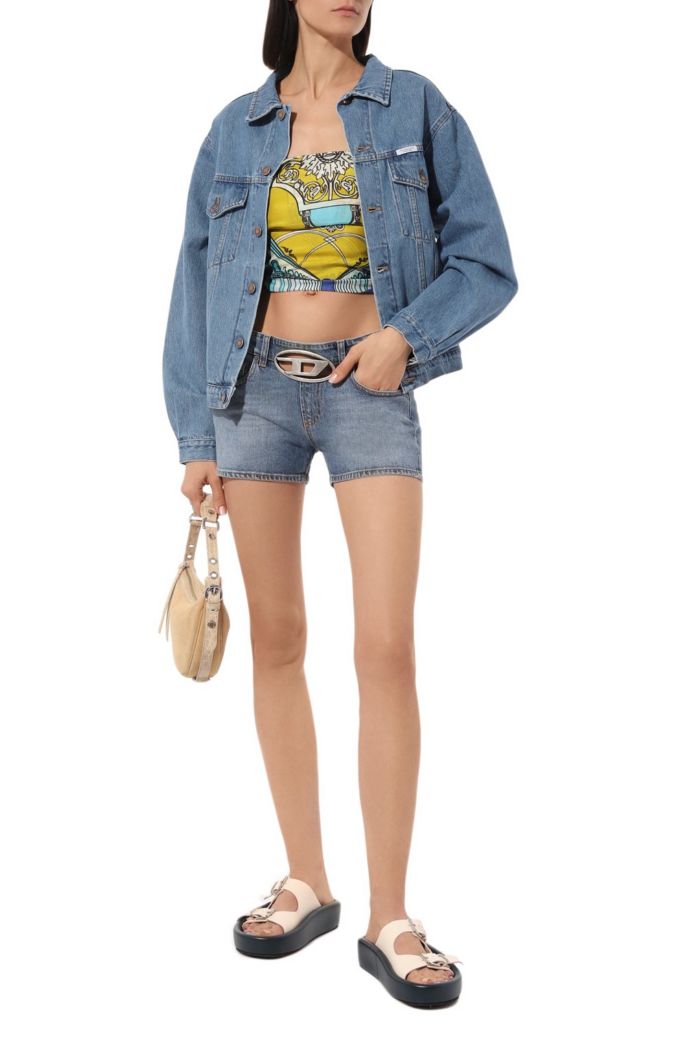 Шелковый платок неополитен GOURJI оранжевого цвета по цене 22980 руб., арт. T26NEO7RO, фото 3 Шелковый платок неополитен GOURJI, арт. T26NEO7RO, фото 3