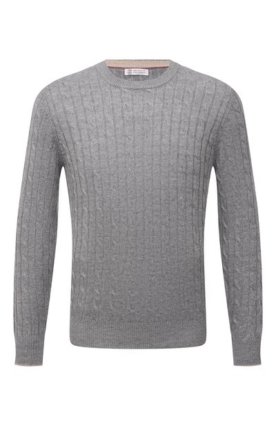 Джемпер изо льна и хлопка BRUNELLO CUCINELLI, арт. M2L76020, фото 1