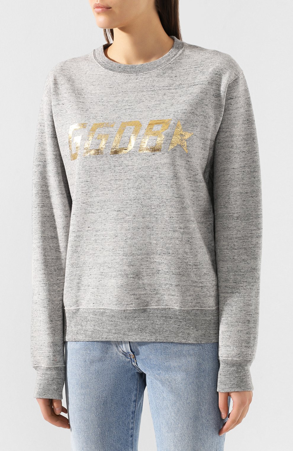 Хлопковый свитшот GOLDEN GOOSE DELUXE BRAND, арт. G35WP029.A3, фото 3
