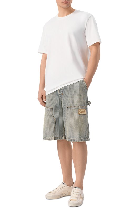 Джинсовые шорты Ksubi MSP26WA007 Голубой  MSP26WA007 Фото 2
