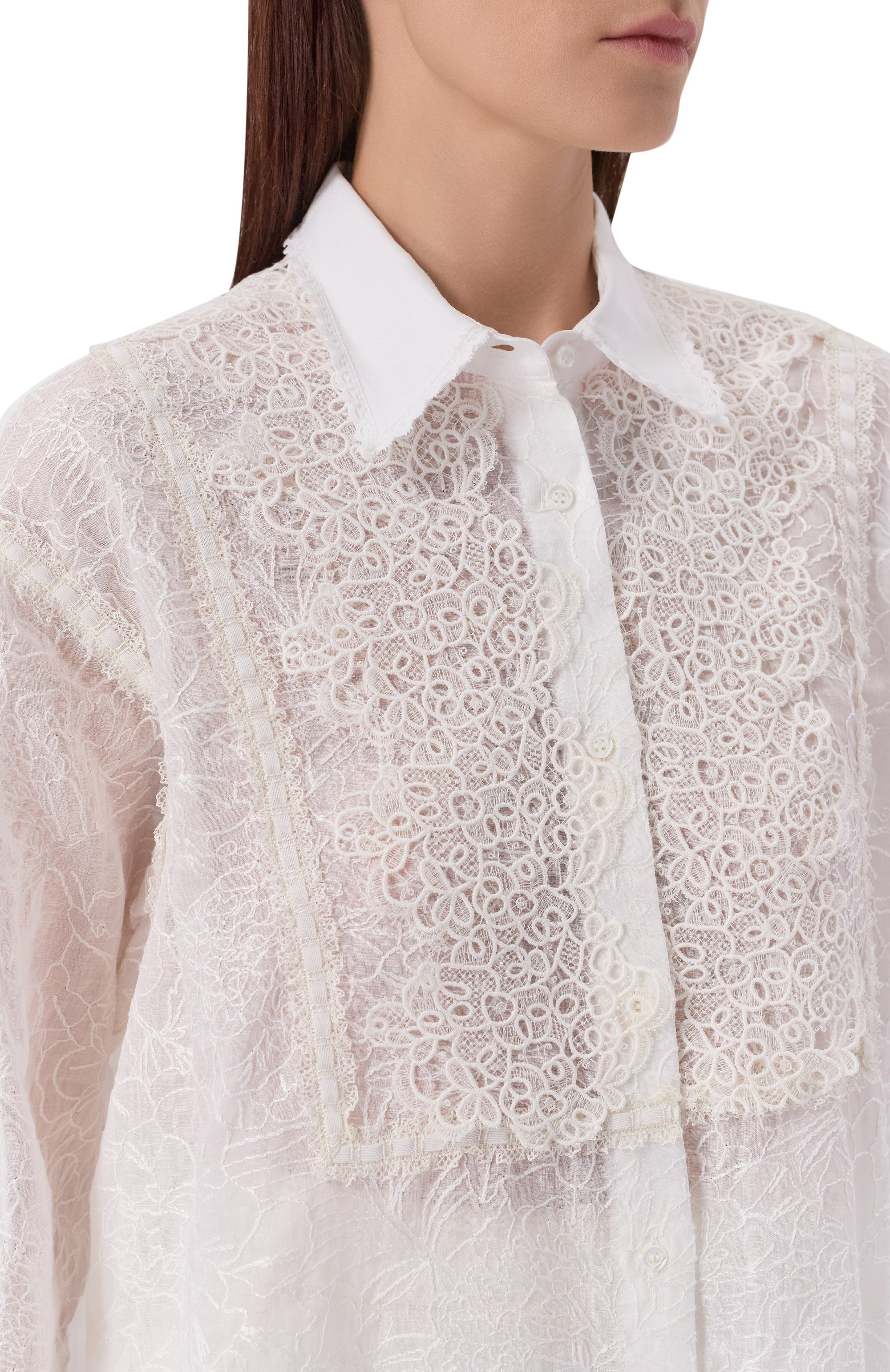 Рубашка из вискозы ERMANNO SCERVINO, арт. D484K703RXG, фото 5