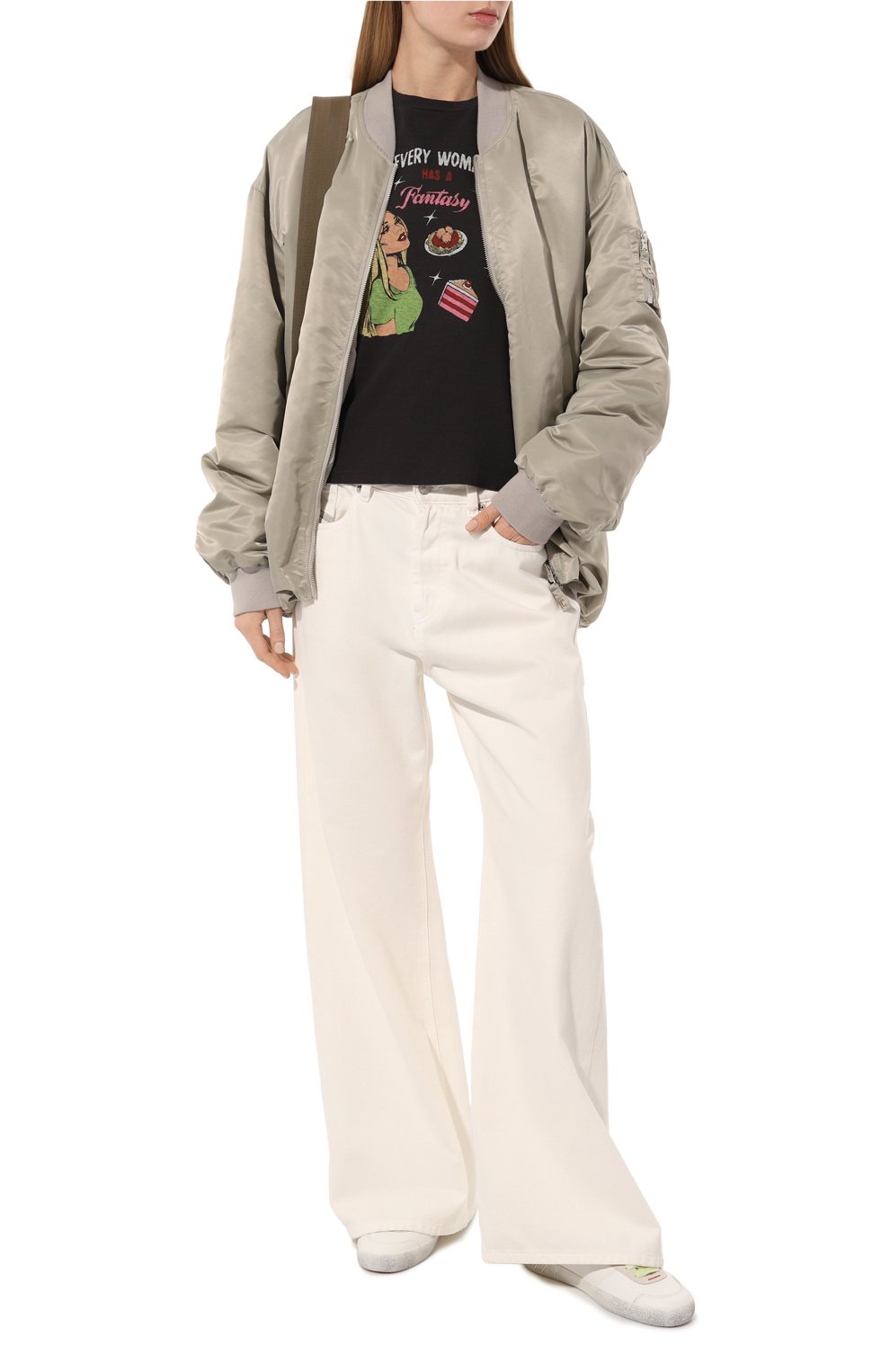 Хлопковая футболка RE/DONE, арт. 024-02WCGT289, фото 2