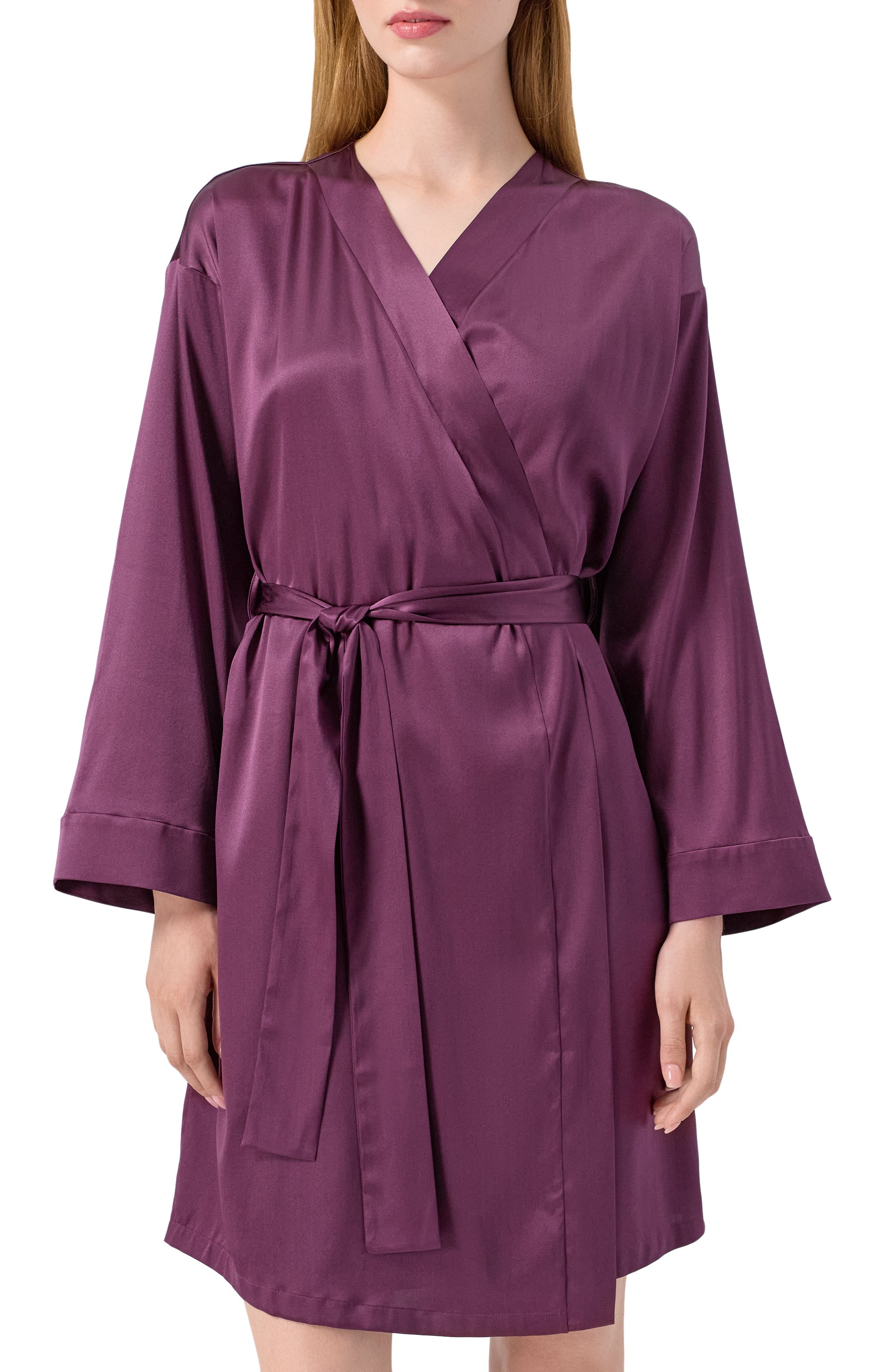 Шелковый халат I.D. SARRIERI, арт. J5366, фото 3