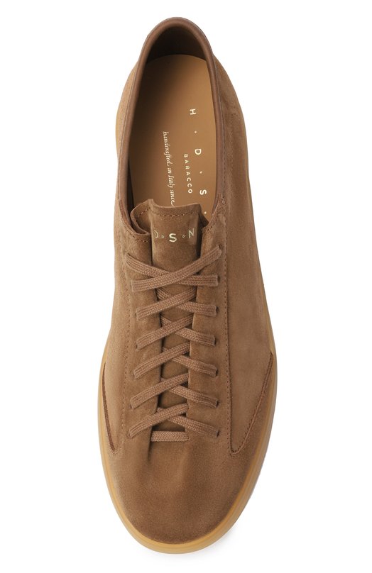 Замшевые кеды Elton H`D`S`N Baracco ELT0N.K.1*/VIT.R0VESCIAT0 Коричневый  ELT0N.K.1*/VIT.R0VESCIAT0 Фото 5