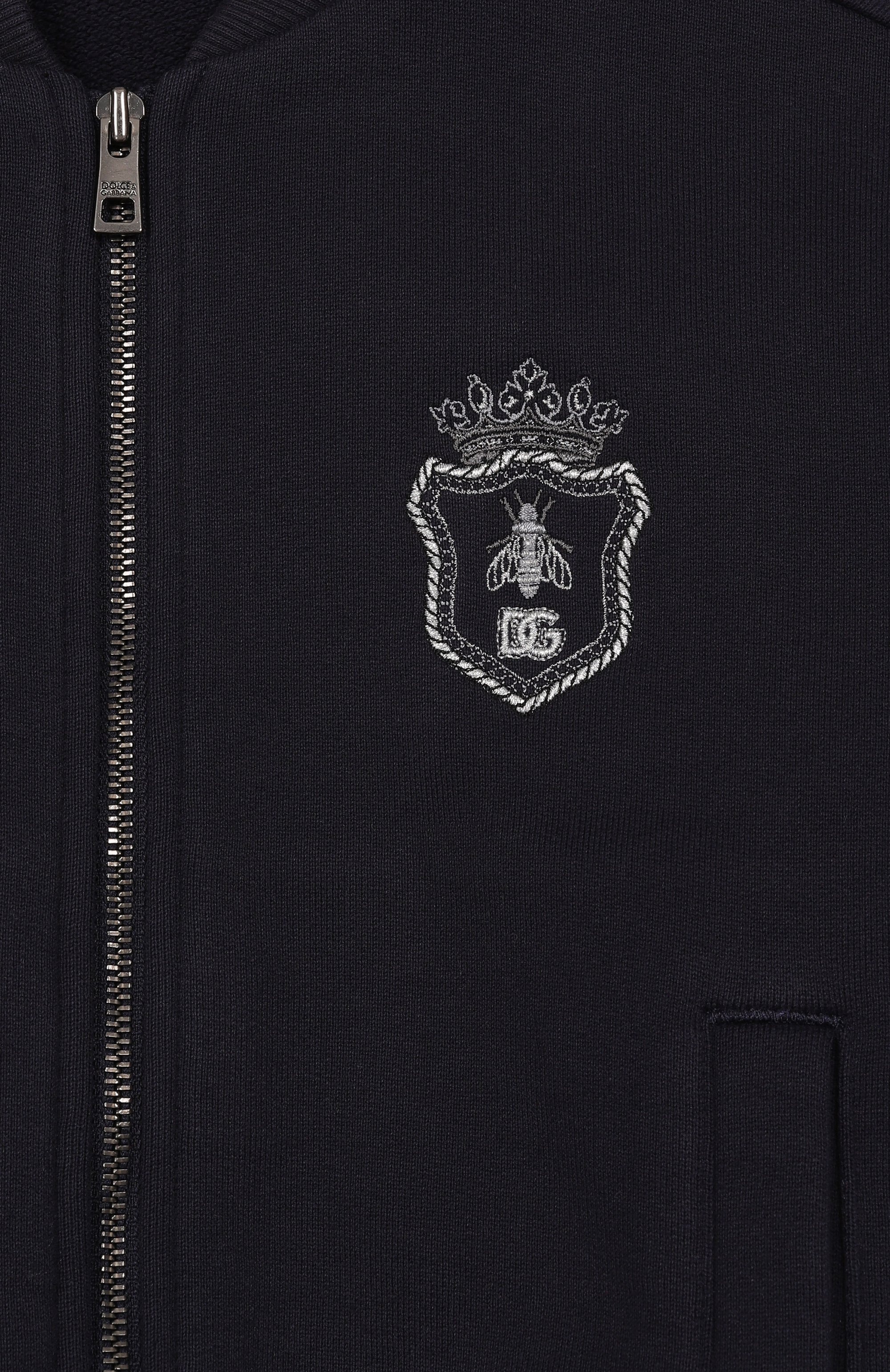 Хлопковый бомбер DOLCE & GABBANA, арт. L4JWMS/G7PMH_001, фото 3