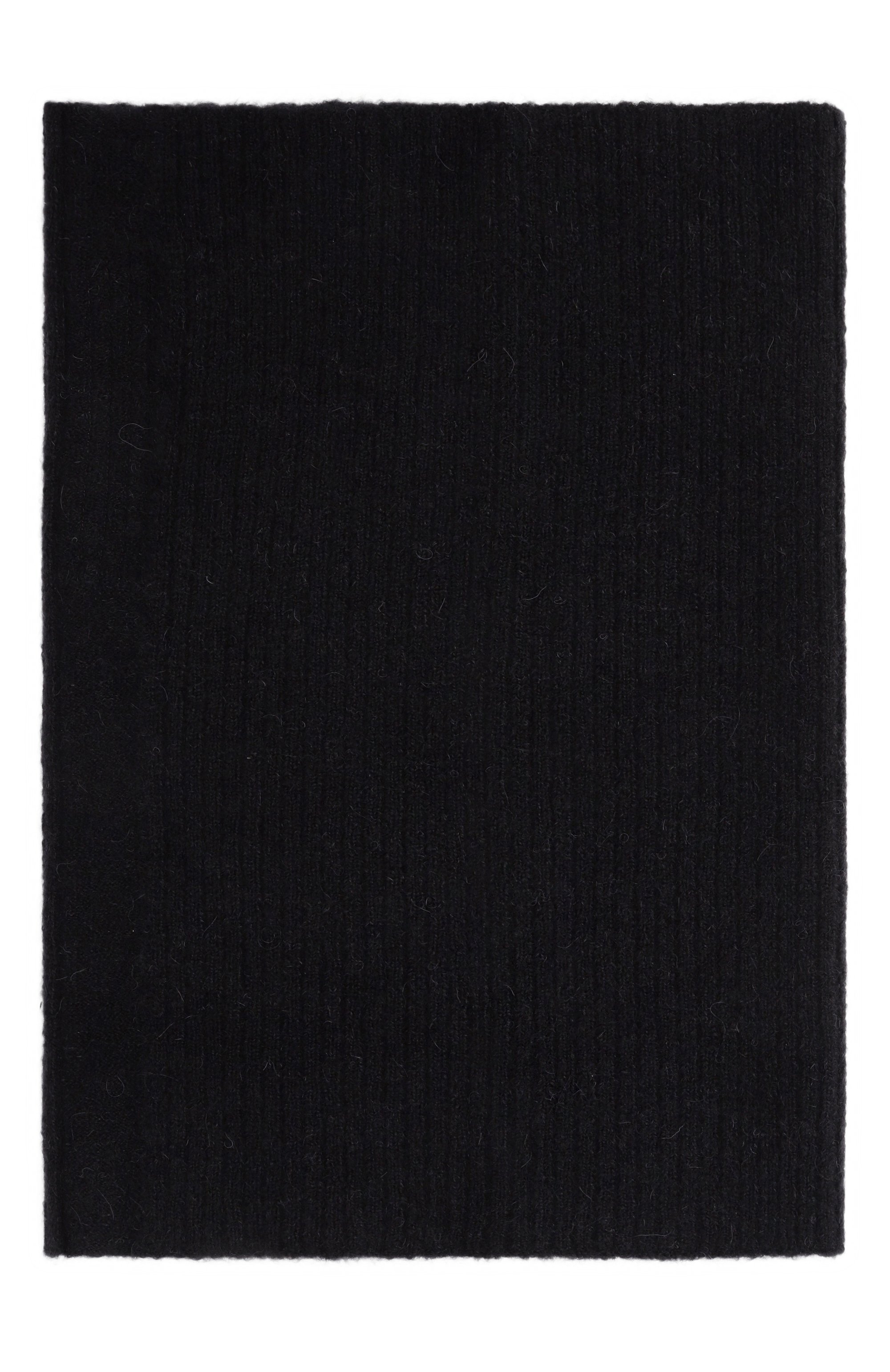 Шарф-снуд RICK OWENS черного цвета по цене 36700 руб., арт. RU02E1484/KWP, фото 3 Шарф-снуд RICK OWENS, арт. RU02E1484/KWP, фото 3