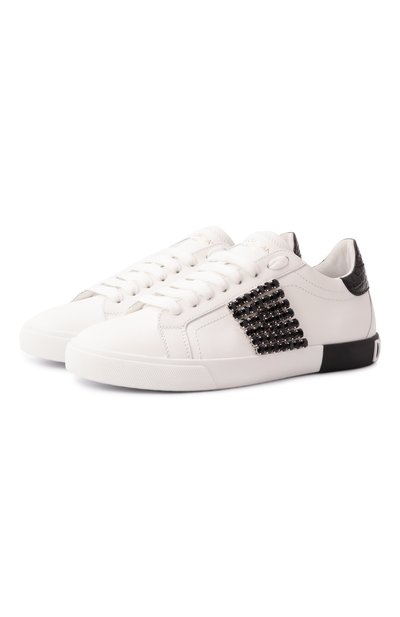 Женские кожаные кеды portofino vintage DOLCE & GABBANA, арт. CK2311/A6N63