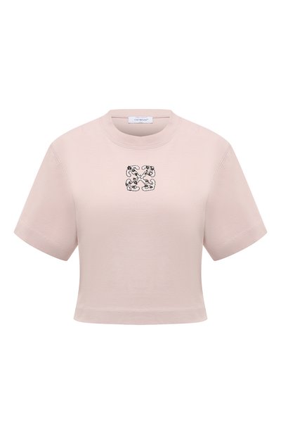 Женская хлопковая футболка OFF-WHITE, арт. 0WAA090S24JER005